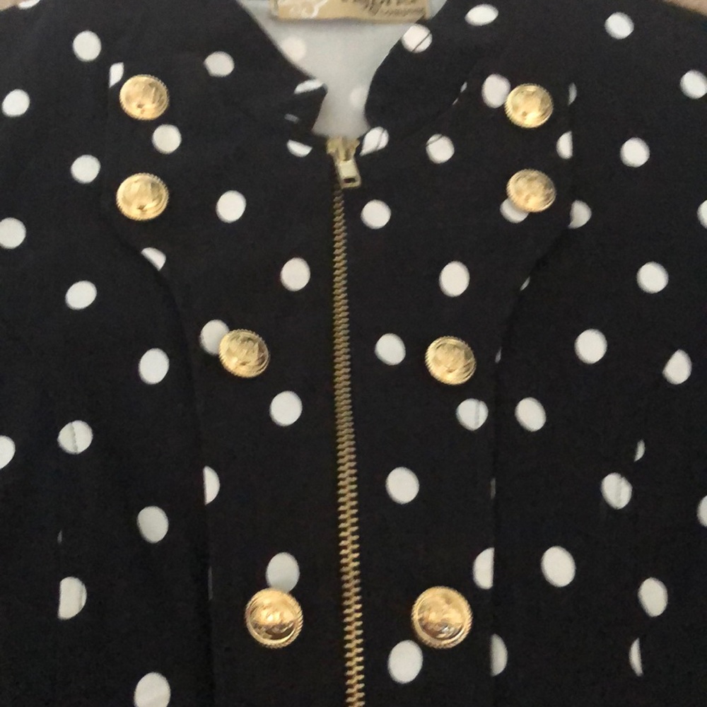 Black dance or cosplay jacket
